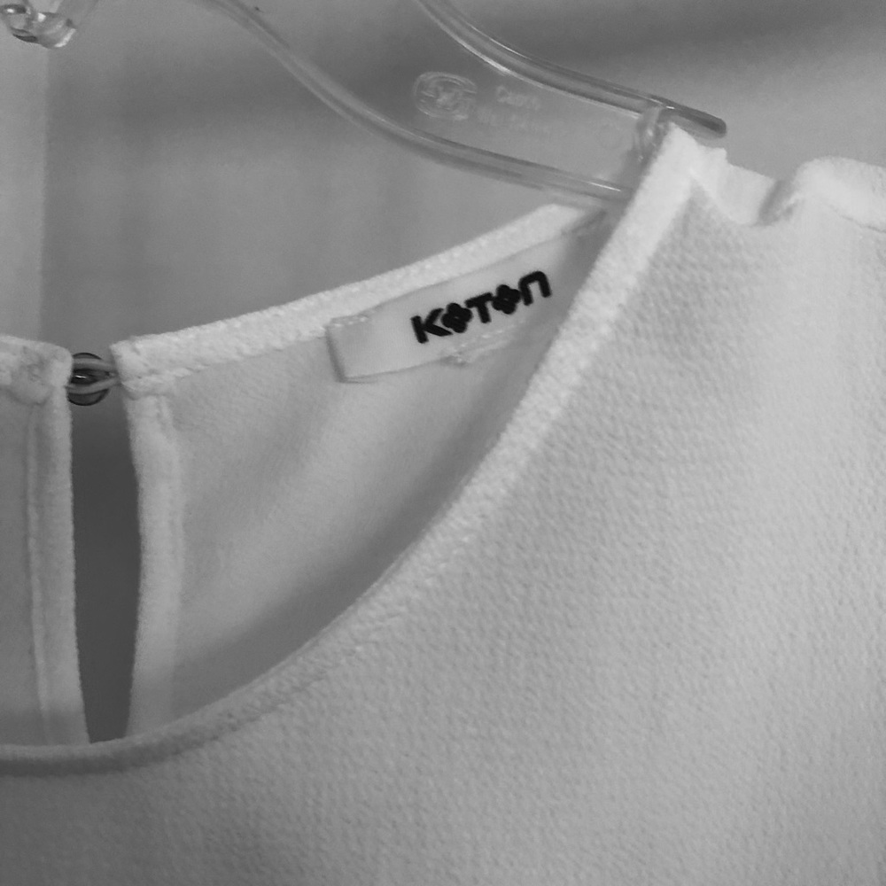 White elegant top